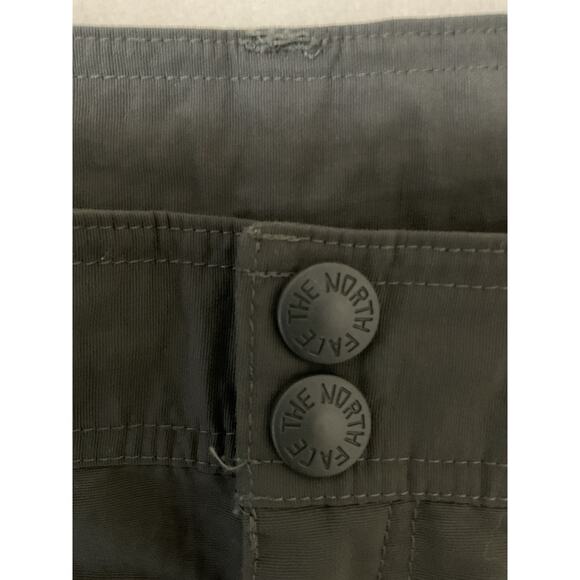 North Face W Medium 10 Black Nylon Hiking Pants T150 Drawstring Plain Front - Picture 4 of 12